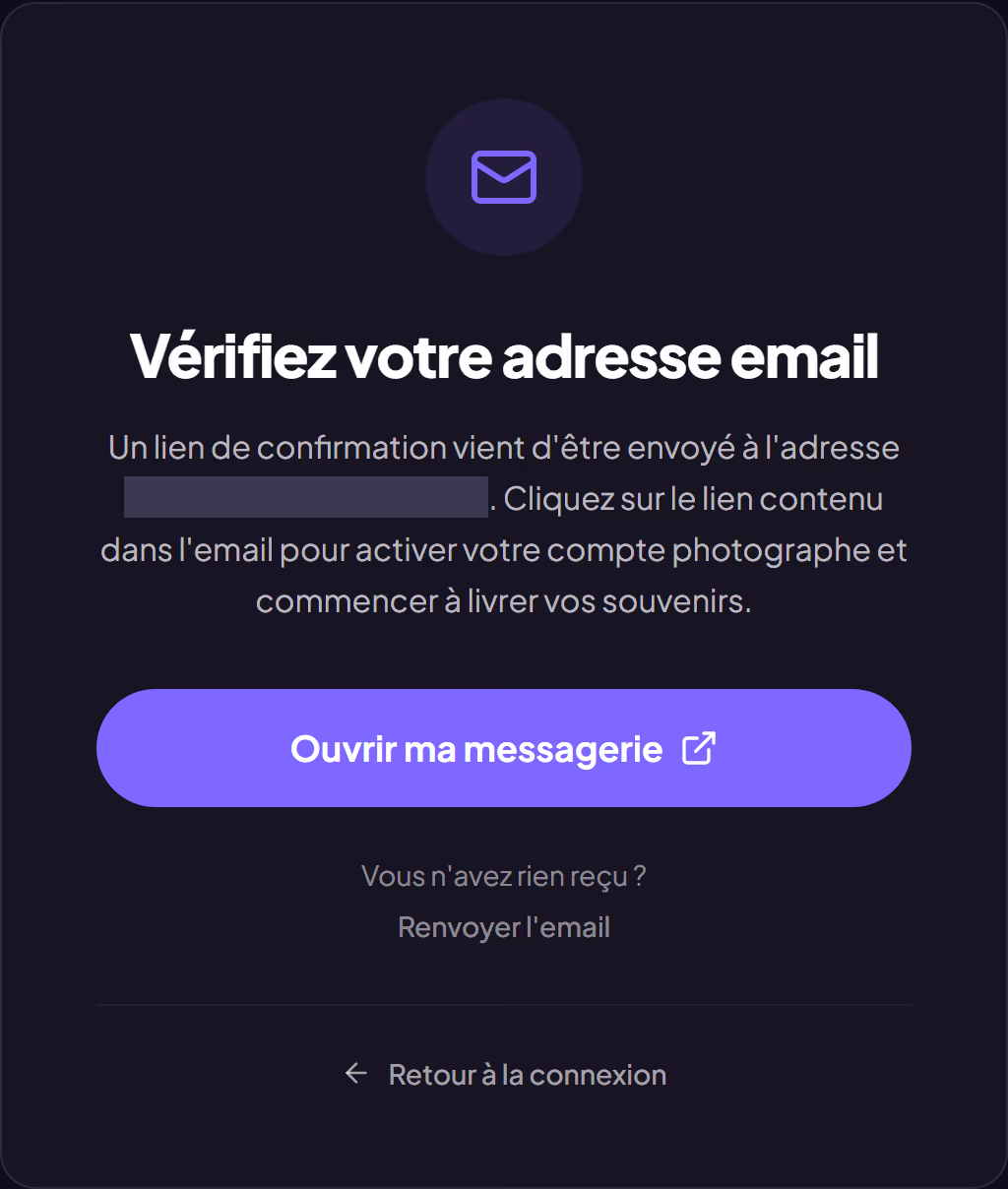 Capture d'écran de l'interface SHAREFT